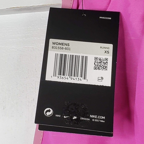Nike Tempo Lined Running Shorts Womens XS Pink Stretch Waist New With Tags - Picture 4 of 9